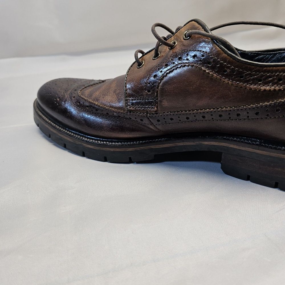 Johnston Murphy Mens XC Flex wingtip Sheepskin Dress Shoe 20-5512 US Size‎ 10 M - Picture 9 of 16